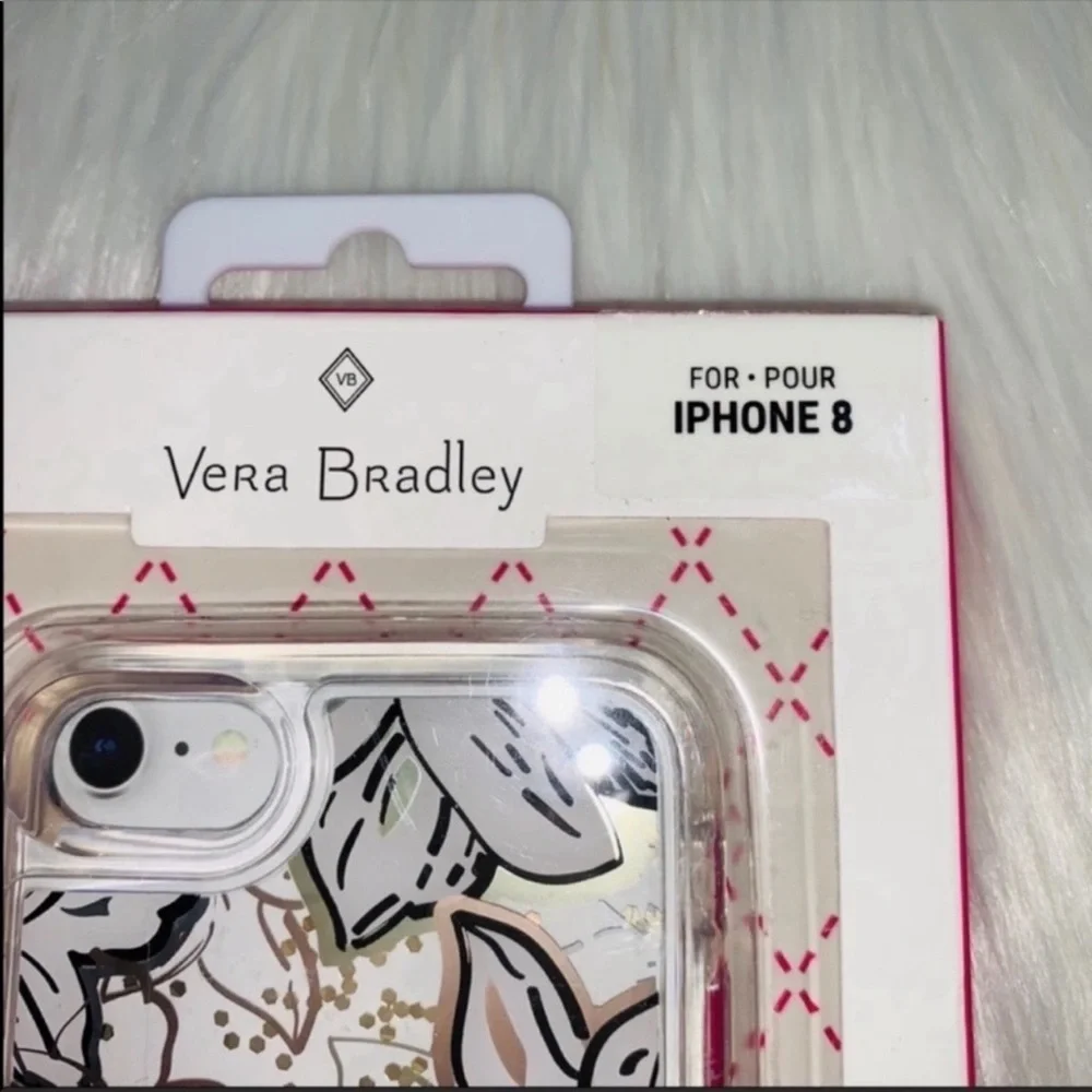 NEW Vera Bradley IPhone 7 IPhone 8 Glitter Cell Phone Case